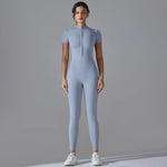 Damen Yoga-Overall Sport-Jumpsuit Atmungsaktiv Schnell Trocknend