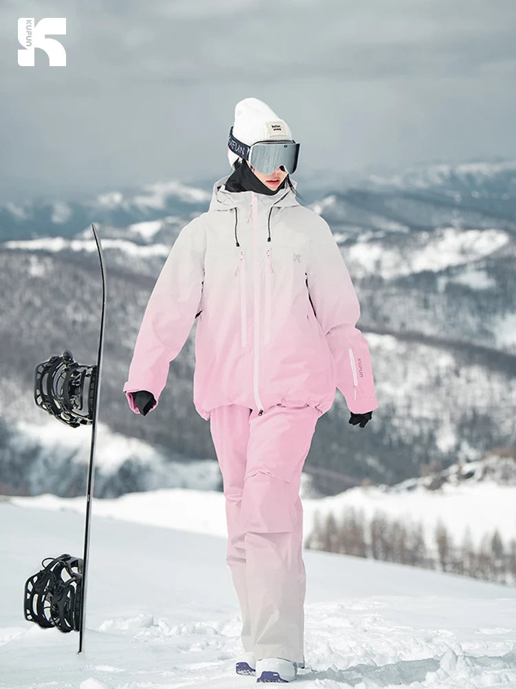 Herren Skianzug Wasserdicht Winddicht Winter