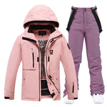 Damen Skianzug Wasserdicht Winddicht Winter