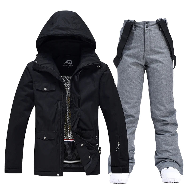 Herren Skijacke Wasserdicht Winddicht Winter