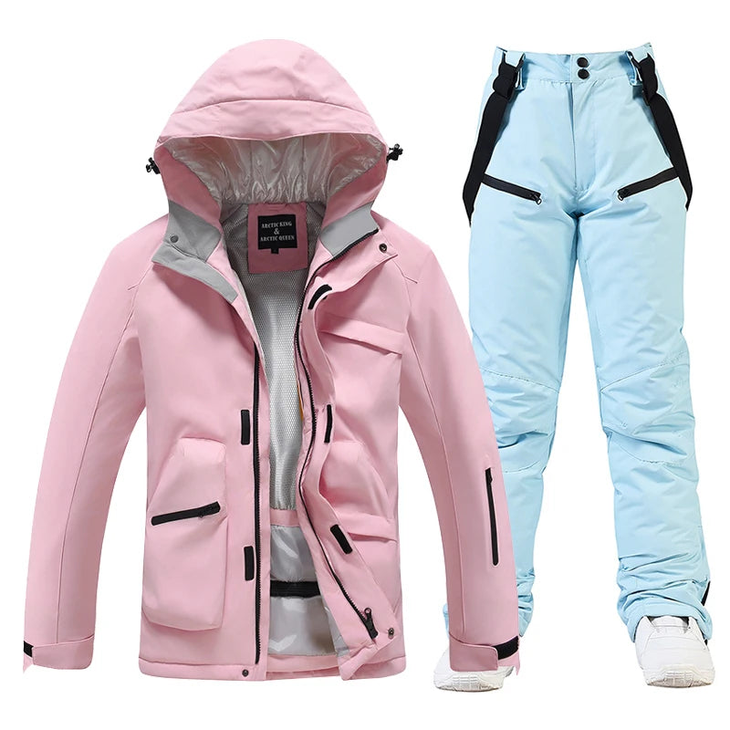 Herren Skianzug Wasserdicht Winddicht Winter