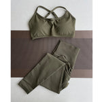 Damen Yoga Leggings Hoher Bund Nahtlos Atmungsaktiv Po Lift Gym Hose