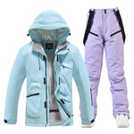 Herren Skianzug Wasserdicht Winddicht Winter