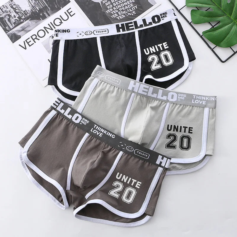 Herren Boxer Shorts Baumwolle Nylon Mischung Bequem Atmungsaktiv 1er Pack