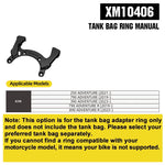 Rhinowalk Magnetische Tanktasche 6,5 L Motorradfahrer Schnellverschluss