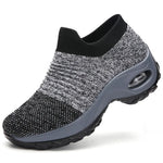 Damen Laufschuhe Mesh Atmungsaktiv Air Kissen Leicht Sportschuhe