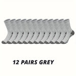 Herren Outdoor Gymnastik Socken Bodengreifend Bequem Grössen 6 Bis 12 Paar