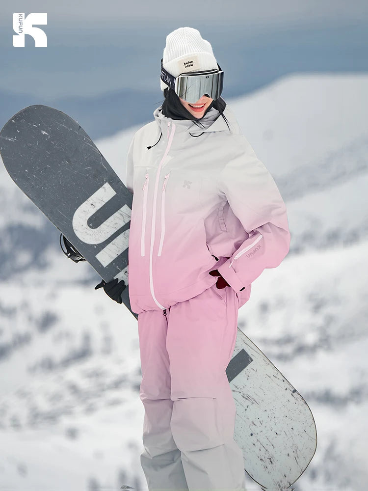 Herren Skianzug Wasserdicht Winddicht Winter