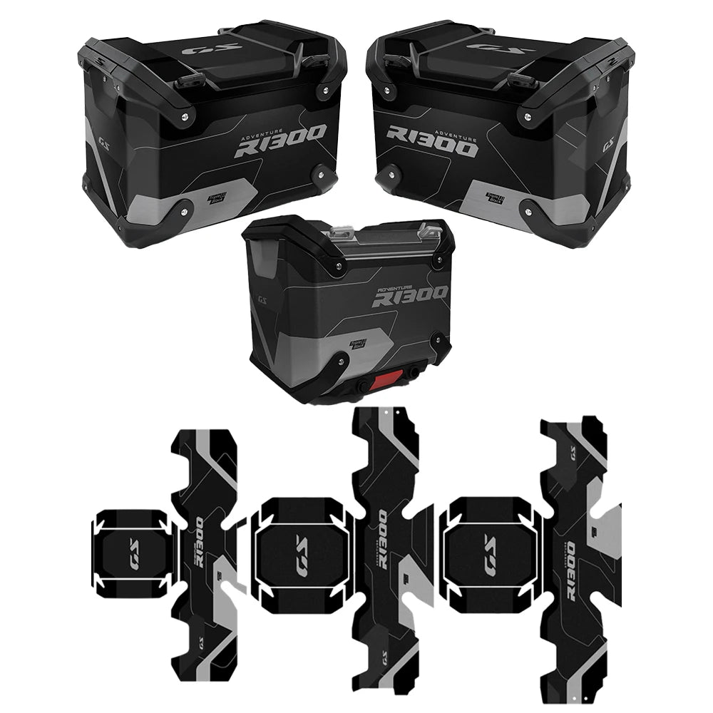 Aluminium Kofferaufkleber Motorrad Schutz Kit Für R1300GS Adventure 2025