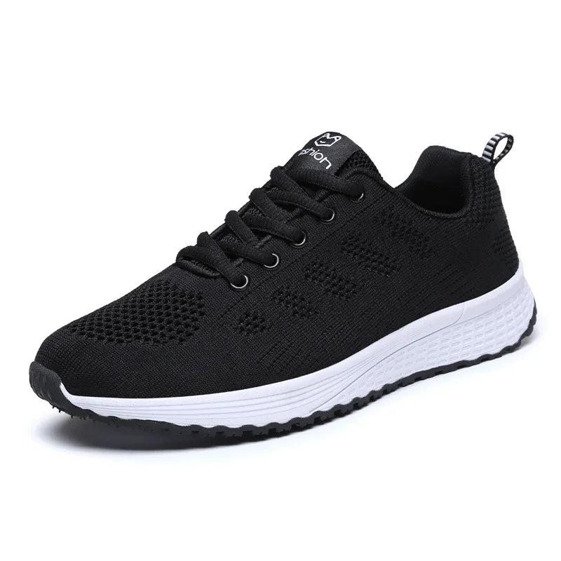 Damen Laufschuhe Mesh Atmungsaktiv Air Kissen Leicht Sportschuhe