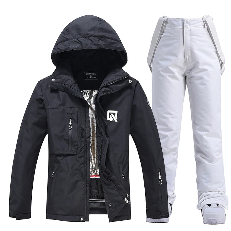 Damen Skianzug Wasserdicht Winddicht Winter