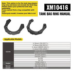 Rhinowalk Magnetische Tanktasche 6,5 L Motorradfahrer Schnellverschluss