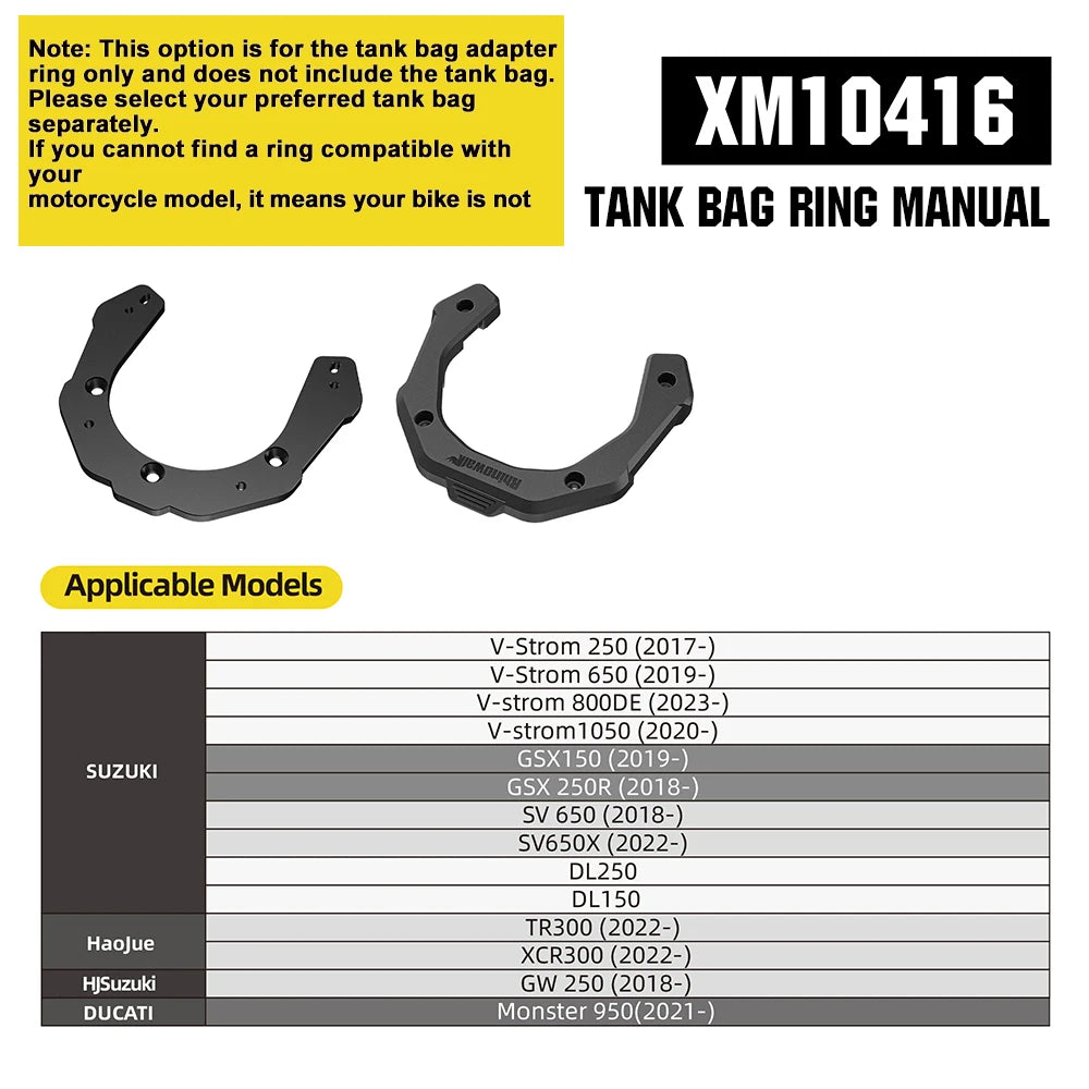 Rhinowalk Magnetische Tanktasche 6,5 L Motorradfahrer Schnellverschluss