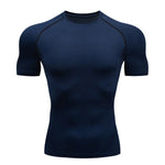 Herren Kompressions T Shirt Atmungsaktiv Schnelltrocknend Feuchtigkeitstransport