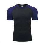 Herren Kompressions T Shirt Atmungsaktiv Schnelltrocknend Feuchtigkeitstransport