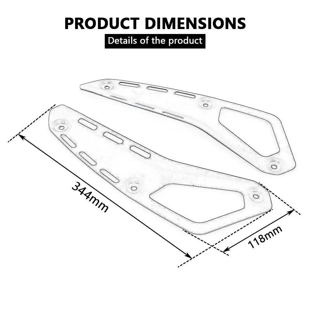 Tankrack Seitenteil Schwarz Für BMW R 1300 GS Adventure Fahrer 2024-2025