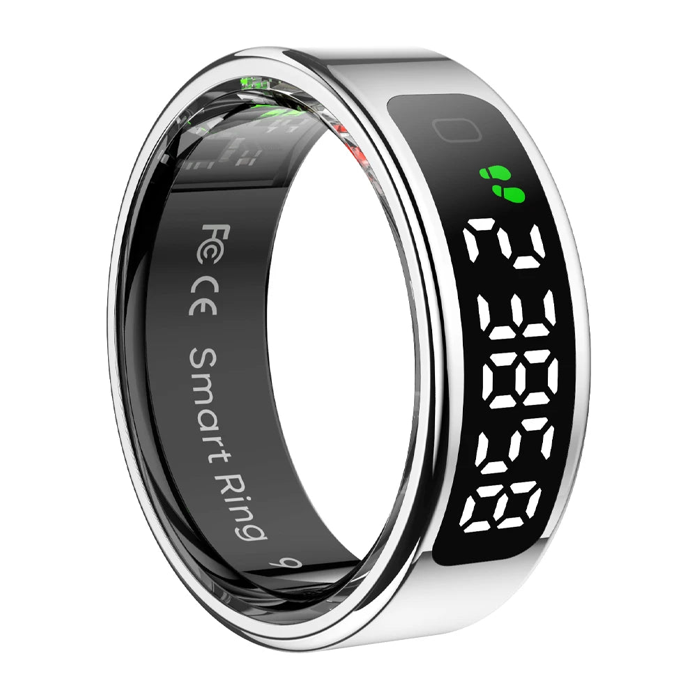 COLMI R12 Smart Ring Unisex Touchscreen Gesundheitsmonitor Kabelloses Laden 5ATM