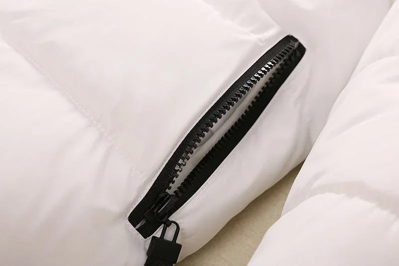 Winterjacke Damen Parka Mit Kapuze Gepolstert Warm