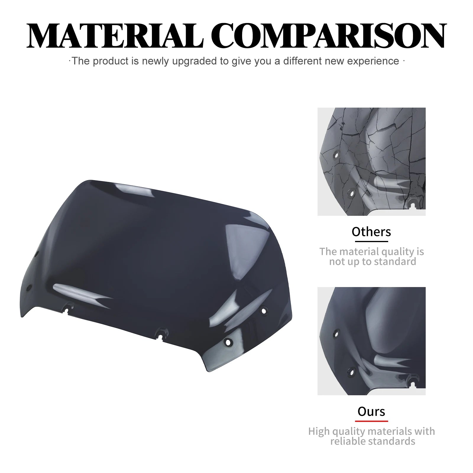 Windschutzscheibe 10 Zoll für Harley Touring CVO Road Glide – ABS