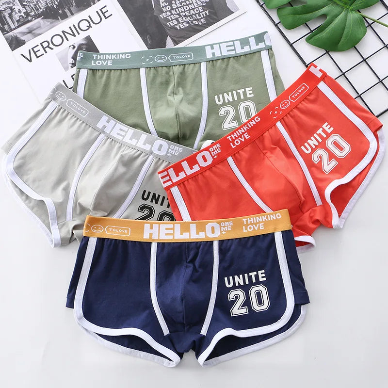 Herren Boxer Shorts Baumwolle Nylon Mischung Bequem Atmungsaktiv 1er Pack