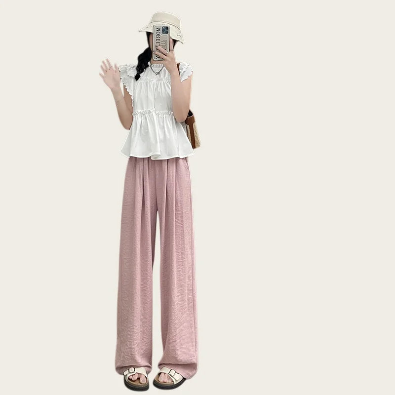 Damen Cordhose Weites Bein Warm Bequem Atmungsaktiv Herbst Winter