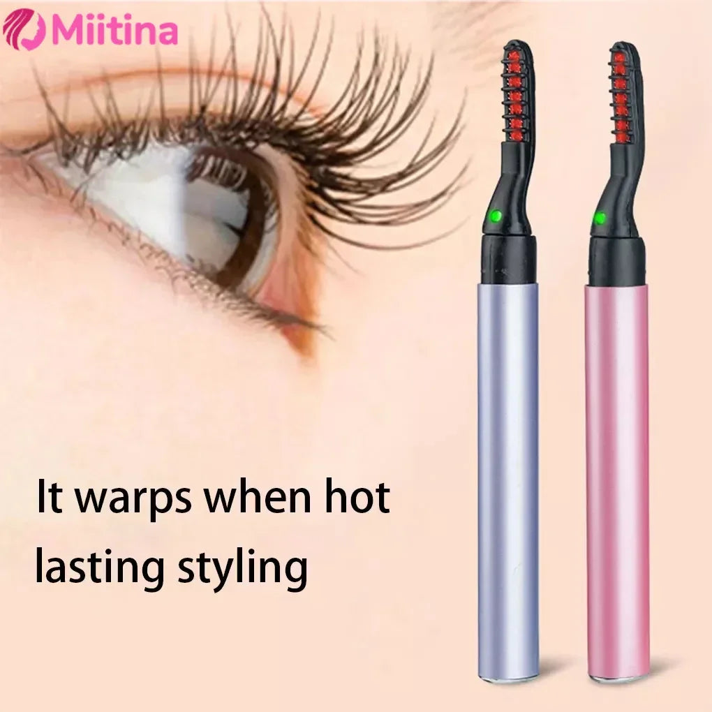 Elektrische Wimpernzange Damen Mini Beheizt Tragbar Schnelle Erwärmung