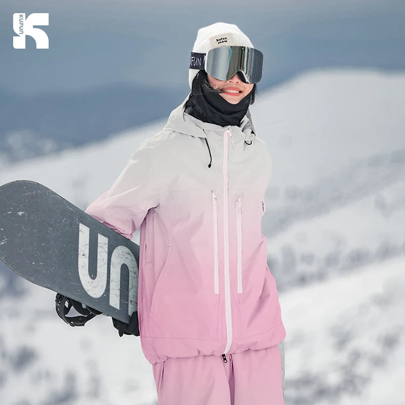 Herren Skianzug Wasserdicht Winddicht Winter