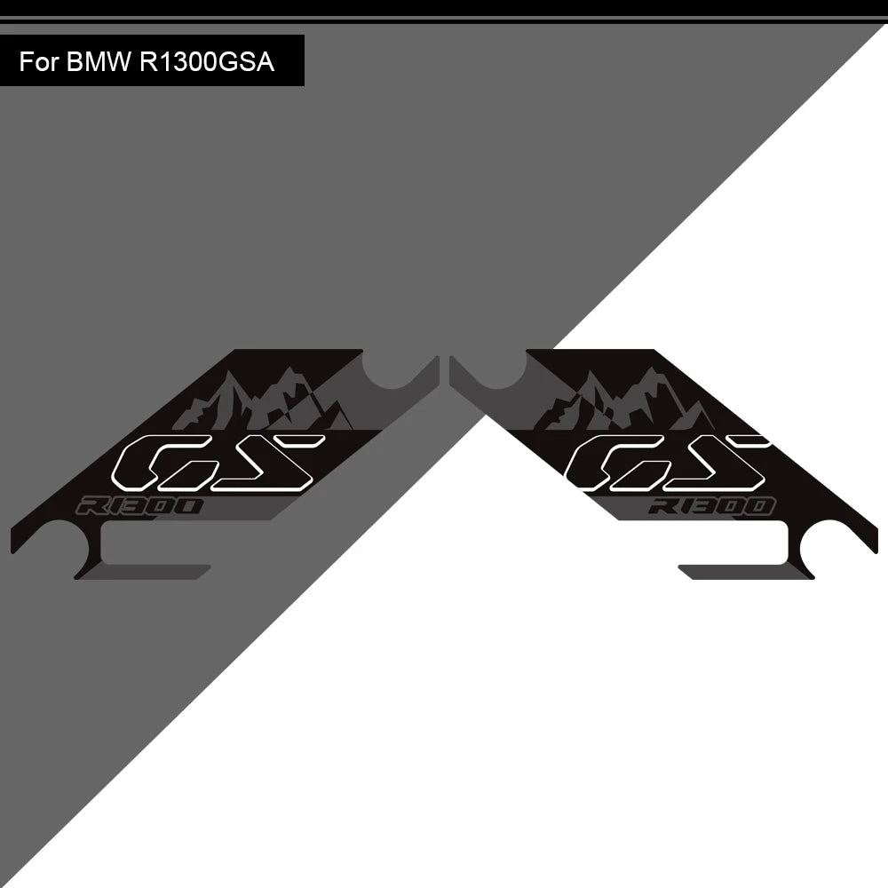 BMW R1300GS Adventure Aufkleber Schutz Gepäckkoffer Motorradfahrer