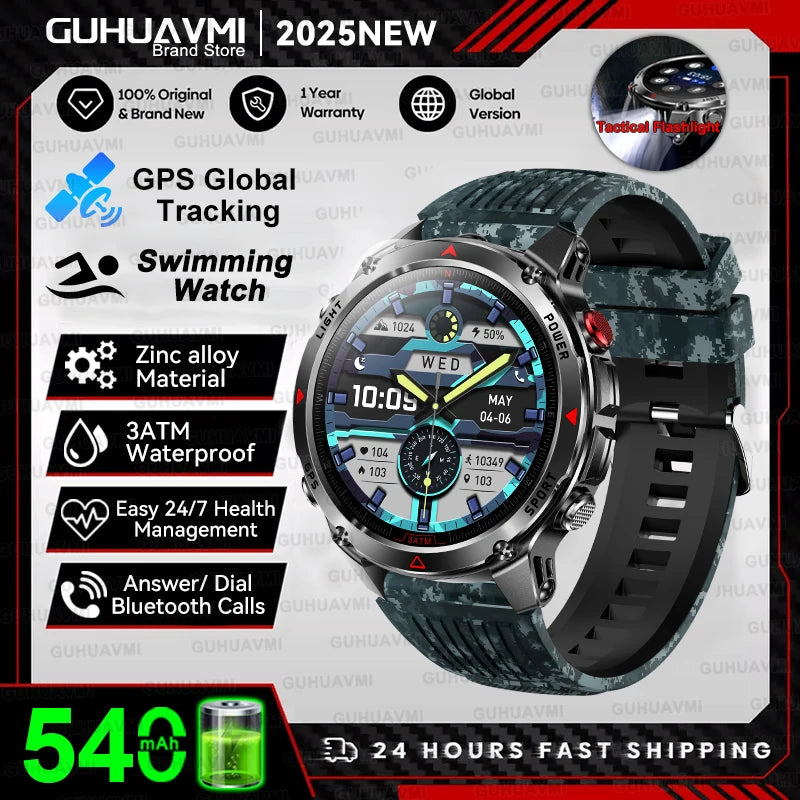 Damen GPS-Sport-Smartwatch HT37 Mit AMOLED Display Und Gesundheitsfunktionen