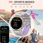 Damen GPS-Sport-Smartwatch HT37 Mit AMOLED Display Und Gesundheitsfunktionen