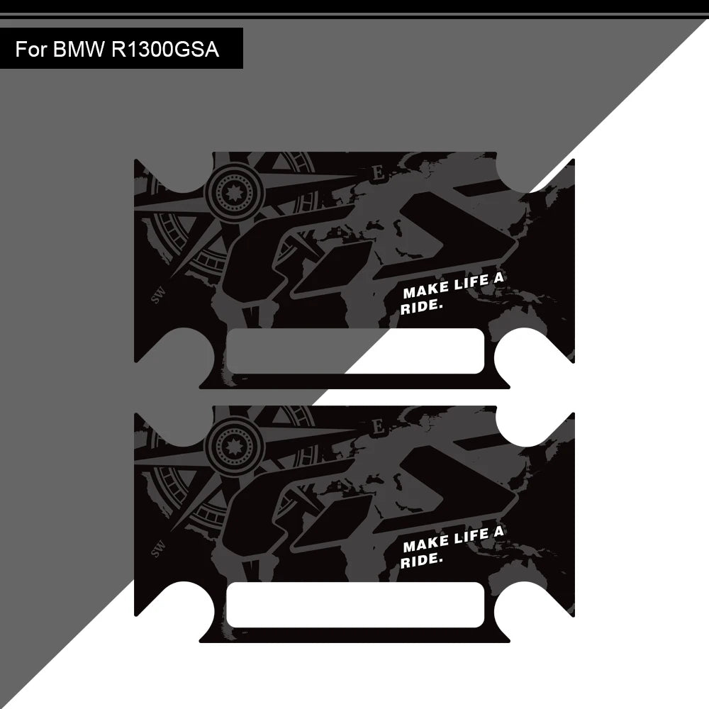 BMW R1300GS Adventure Aufkleber Schutz Gepäckkoffer Motorradfahrer