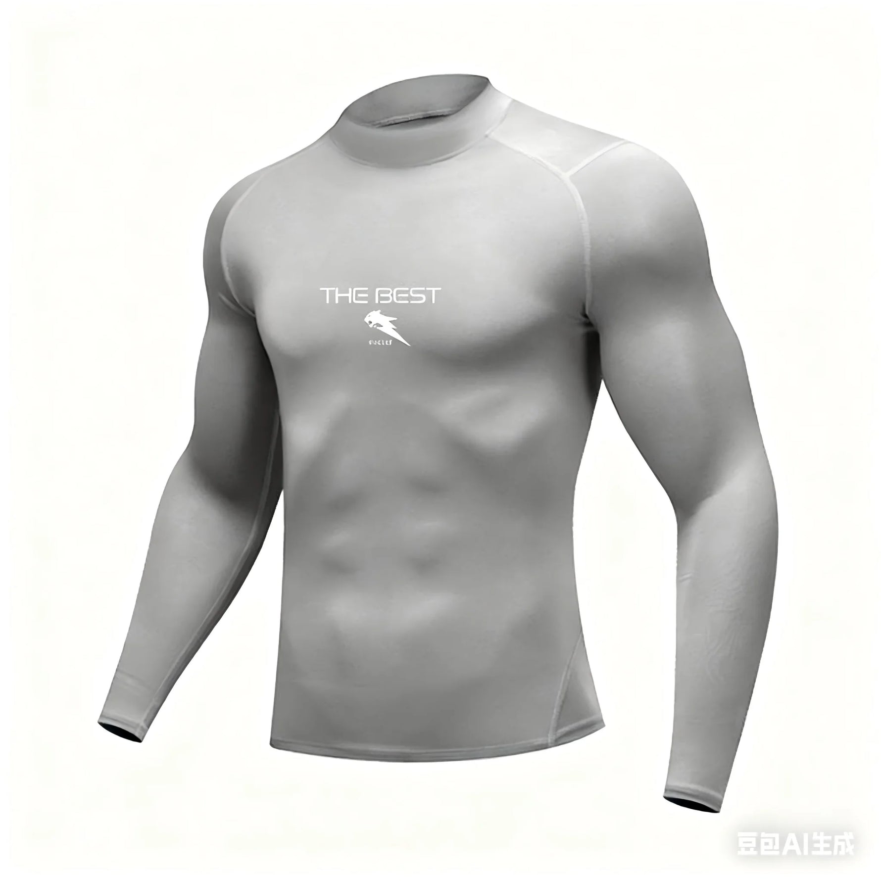 Herren Kompressionsshirt Schnell Trocknend Elastisch Für Fitness