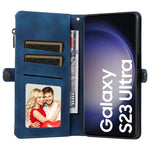 Brieftaschenhülle Galaxy Damen Magnetverschluss Staubdicht Kartenfach