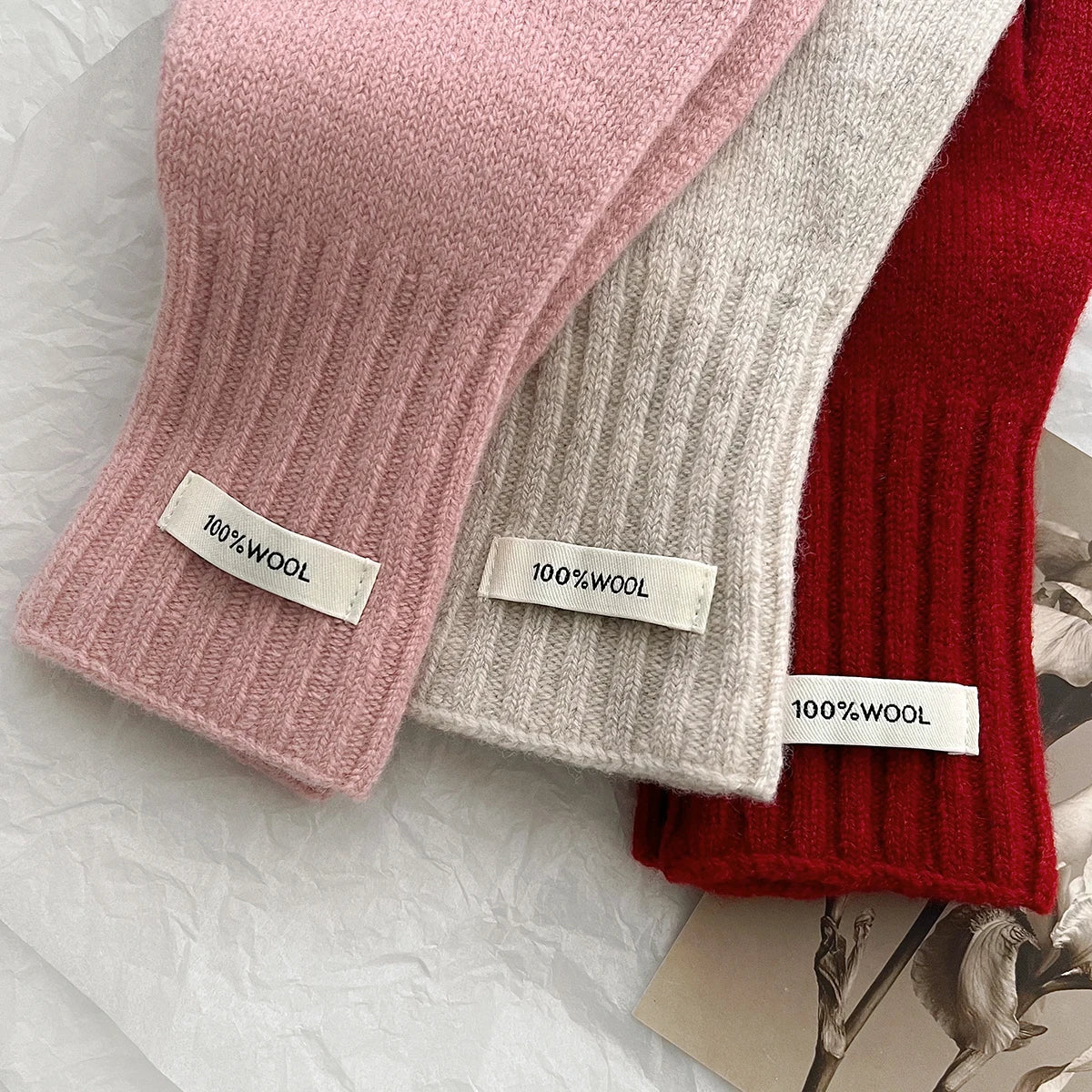 Unisex Touchscreen Handschuhe Aus Wolle 100 Prozent Warm Und Weich