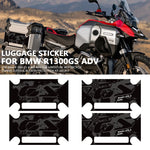 BMW R1300GS Adventure Aufkleber Schutz Gepäckkoffer Motorradfahrer