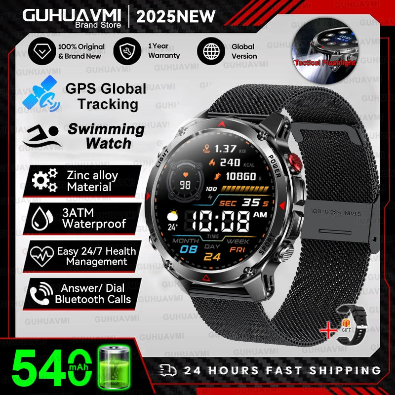 Damen GPS-Sport-Smartwatch HT37 Mit AMOLED Display Und Gesundheitsfunktionen