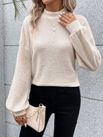 Damen Rollkragenshirt Locker Warm – Herbst Winter Oberteil