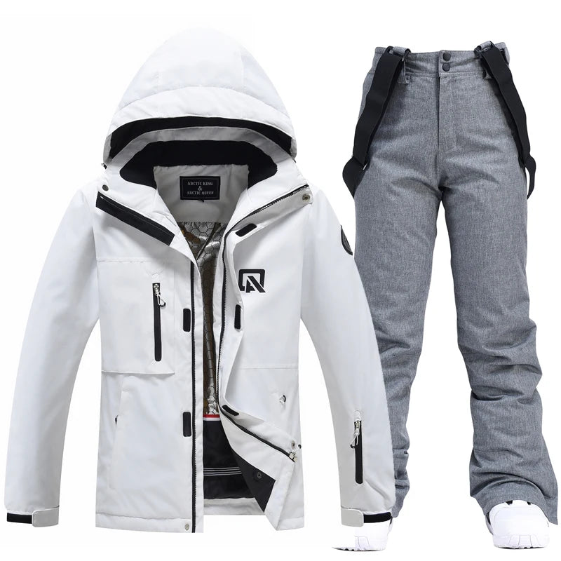 Damen Skianzug Wasserdicht Winddicht Winter