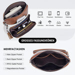 Damen-Umhängetasche · Multifunktional · Leder · Quaste · Leicht