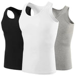 Herren Baumwollweste Atmungsaktiv Training Und Bodybuilding Nahtlose Optik