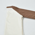 Langarm T-Shirt Kinder Mit Cartoon Druck Farbblock Rundhals Schick