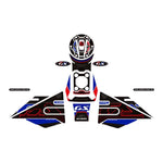 Motorrad Tankpad Epoxidharz 3D Schutzaufkleber BMW R1300GS 2024 2025