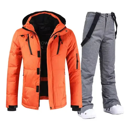 Herren Skianzug Wasserdicht Winddicht Winter