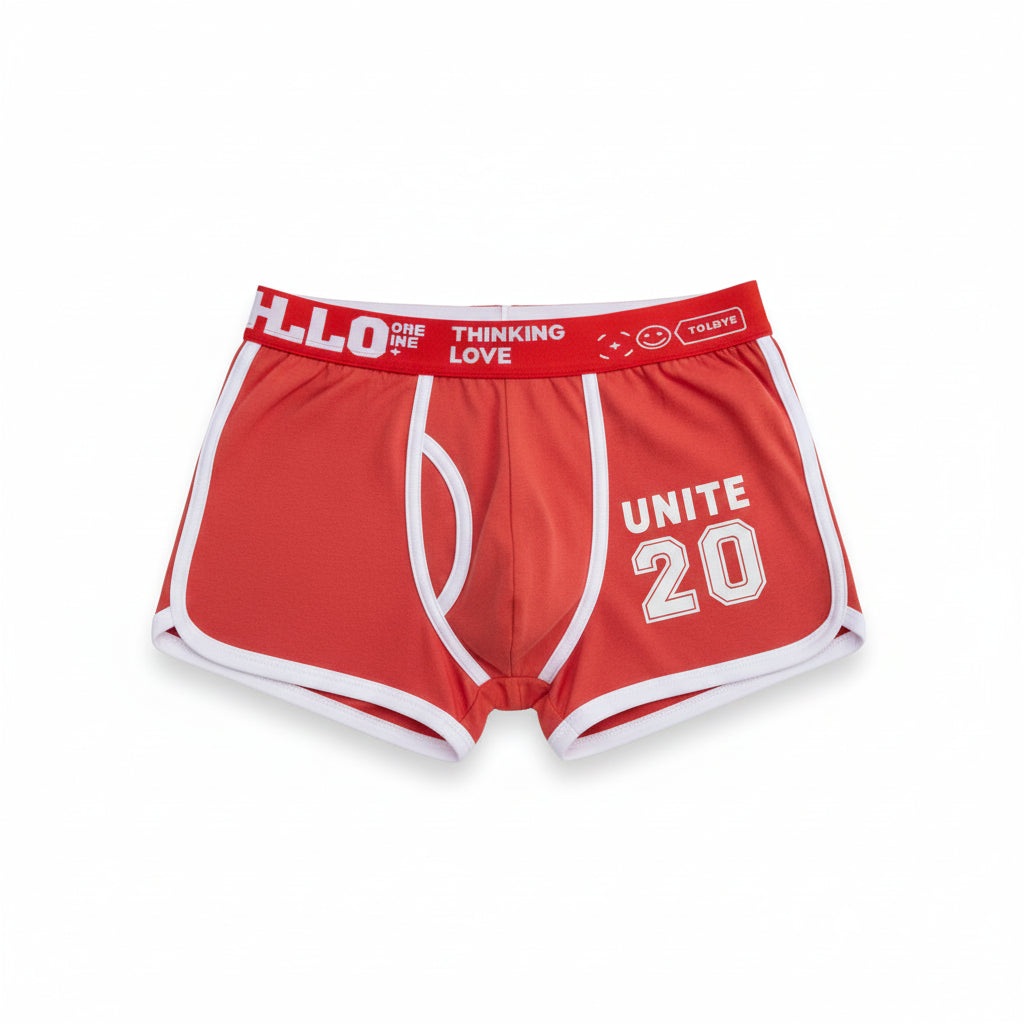 Herren Boxer Shorts Baumwolle Nylon Mischung Bequem Atmungsaktiv 1er Pack