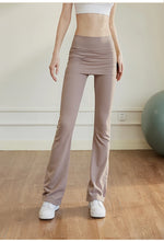 Damen Yoga-Hose High Waist Figurformend Nude-Feeling – Sport-Leggings