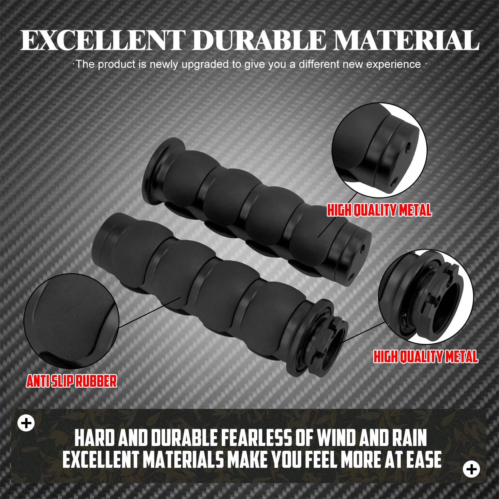 Motorrad Lenkergriffe 25mm Für Harley Cruiser Fahrer Billet Aluminium