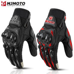 Sommer Vollfinger Motorrad Handschuhe Unisex Atmungsaktiv Touchscreen Rutschfest