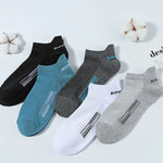 Herren Baumwollsocken 5er Pack Kurze Low Cut Sneaker Socken Atmungsaktiv
