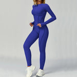 Damen Yoga Trainingsanzug Einteiler Nylon Spandex Elastisch Bequem Atmungsaktiv