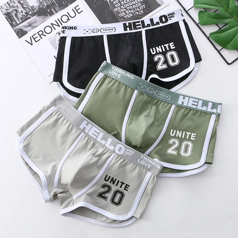 Herren Boxer Shorts Baumwolle Nylon Mischung Bequem Atmungsaktiv 1er Pack